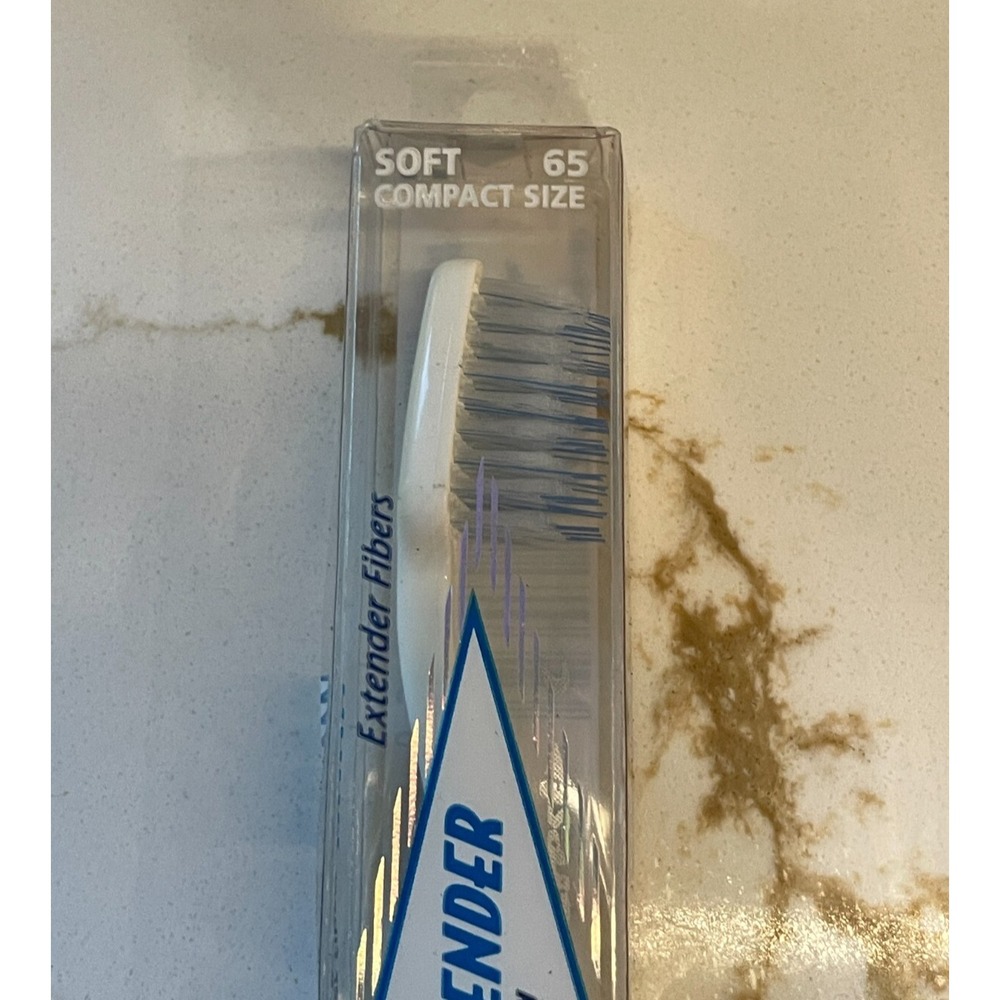 Vintage Crest Extender Deep Clean Inbetween Toothbrush Soft 65 New Old Stock - Picture 2 of 5